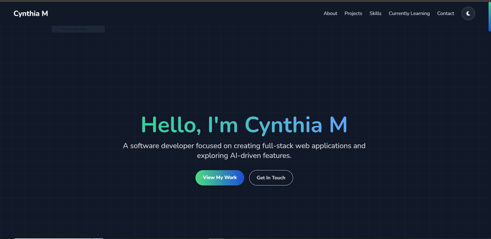 AI Chatbot Screenshot